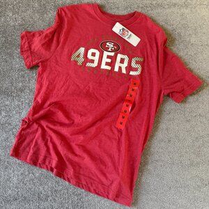 NWT San Francisco 49ers NFL Team Apparel Heather Red T-Shirt Men's Size Medium